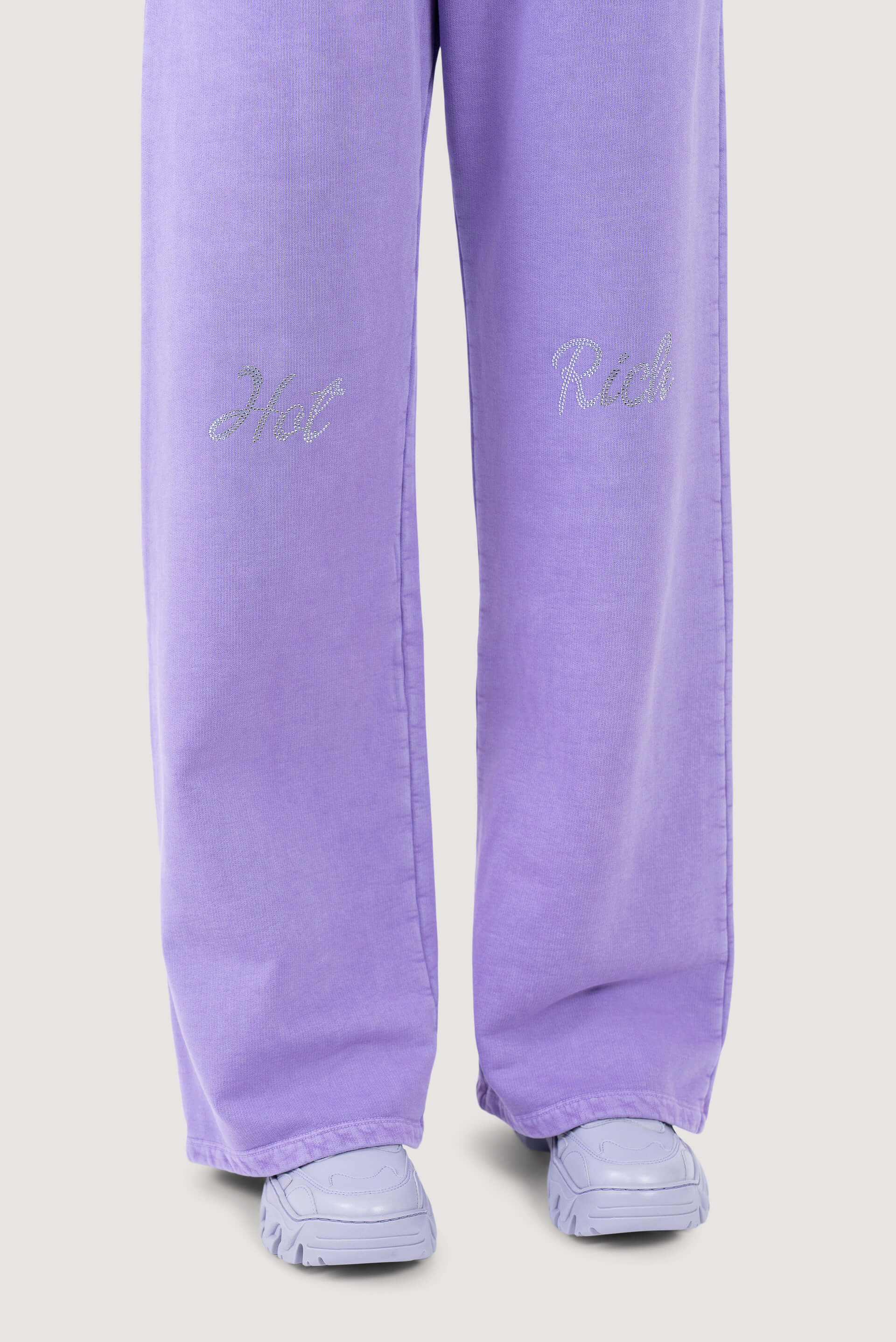 Buy OKANE Women Cotton Regular Fit Purple Track Pants at Amazon.in